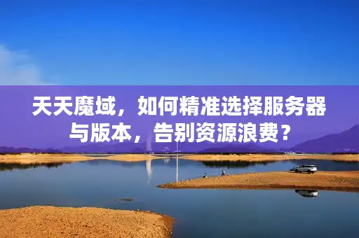 天天魔域，如何精准选择服务器与版本，告别资源浪费？